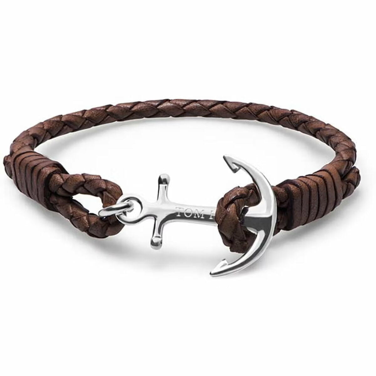 Bracelet Homme Tom Hope TM0211 - Cuir Marron Taille M - Style Aventurier