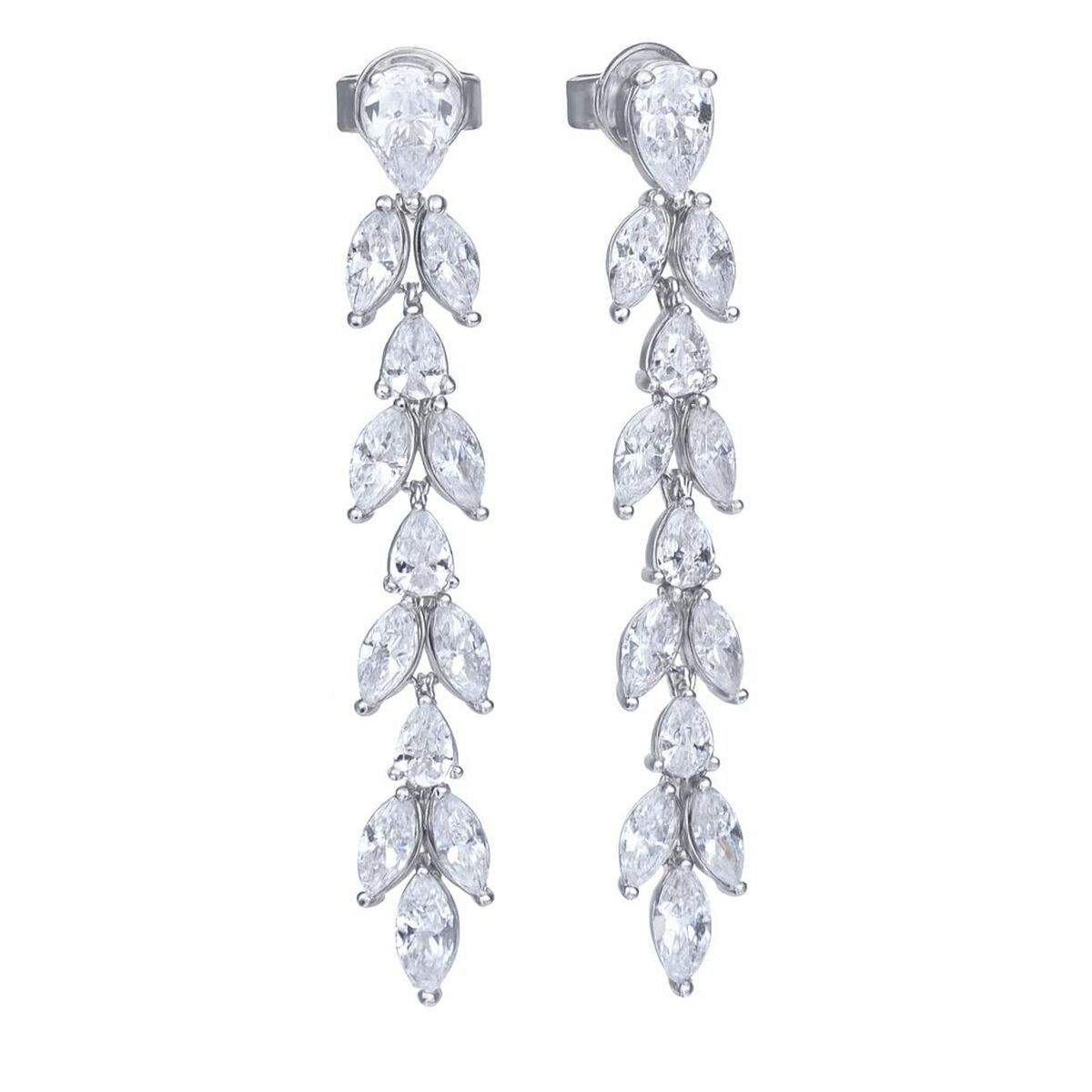 Boucles d'Oreilles Femme Diamonfire 6220211082 - Argent 925 - Zirconia - 3 cm