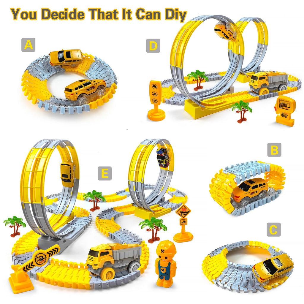 Circuit Voitures Anti-Gravité - Jeu Piste Électrique Enfant 3+