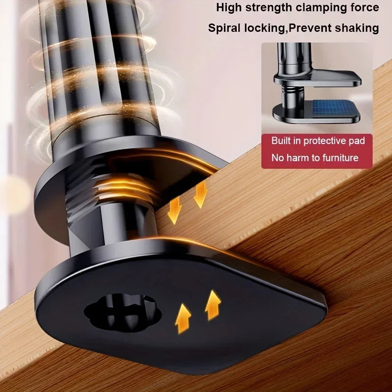 Support Tablette et Téléphone Mains Libres - Bras Articulé Réglable