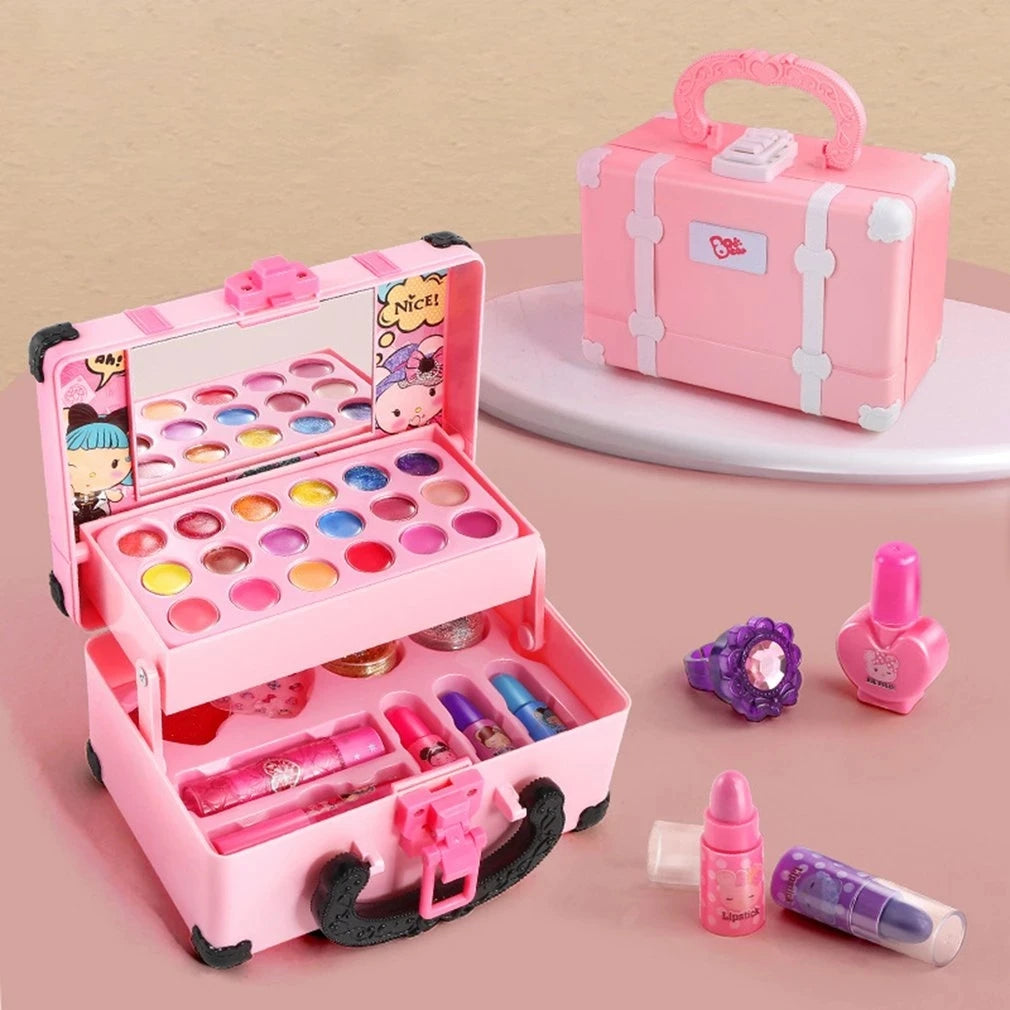 Kit Maquillage Enfant Complet - Cosmétiques Non Toxiques Fille 3+
